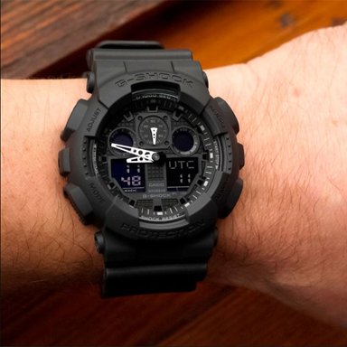 RELOJ CASIO G-SHOCK HOMBRE ANÁLOGO GA-100-1A1 - 5