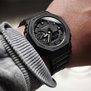 RELOJ CASIO G-SHOCK HOMBRE ANÁLOGO DIGITAL GA-2100-1A1 - 4