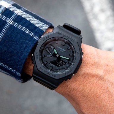 RELOJ CASIO G-SHOCK HOMBRE ANÁLOGO DIGITAL GA-2100-1A1 - 6