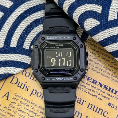 RELOJ CASIO HOMBRE DIGITAL W-218H-1BV - 2