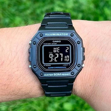 RELOJ CASIO HOMBRE DIGITAL W-218H-1BV - 4
