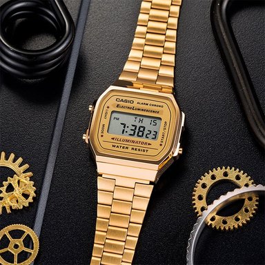 RELOJ CASIO UNISEX DIGITAL A168WG-9W - 2