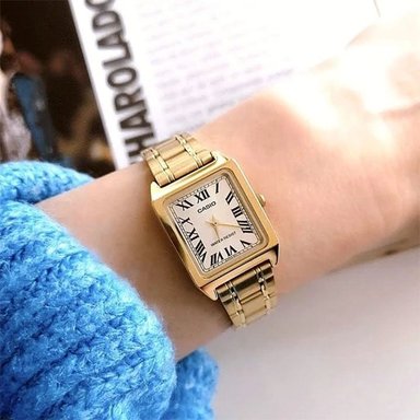 RELOJ CASIO LTP-V007G-9B OLD MONEY AESTHETIC - 4