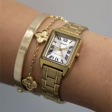 RELOJ CASIO LTP-V007G-9B OLD MONEY AESTHETIC - 5