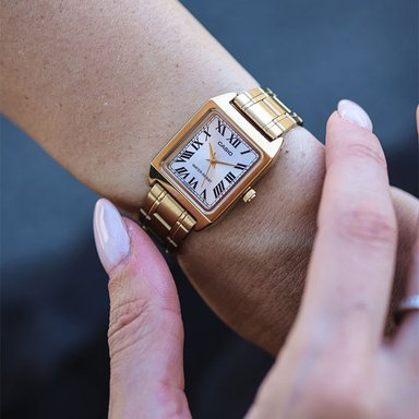 RELOJ CASIO LTP-V007G-9B OLD MONEY AESTHETIC - 6