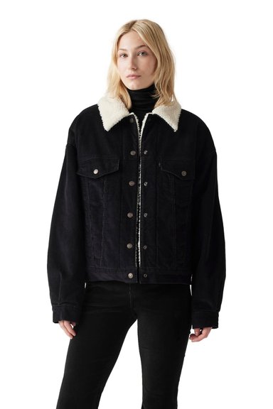 CASACA ALGODÓN MUJER LEVI'S NEGRO 90S SHERPA TRUCKER LEVIS A4435-0050