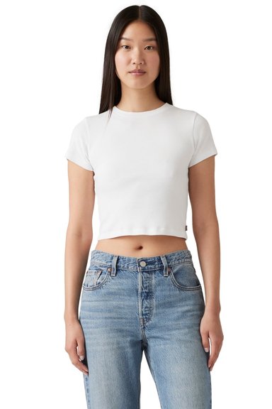 POLO MUJER ESSENTIAL SPORTY TEE BLANCO LEVIS A7419-0002