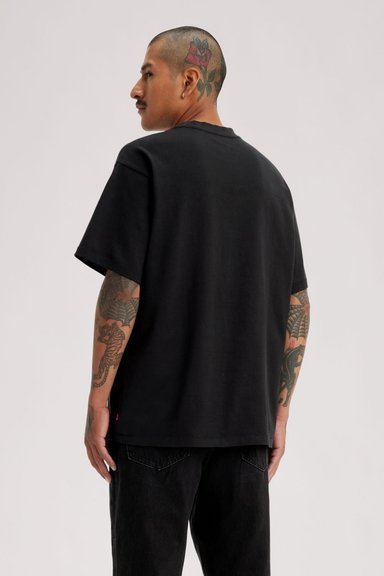 POLO HOMBRE RED TAB VINTAGE TEE NEGRO LEVIS A0637-0001 - 2