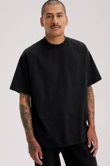 POLO HOMBRE RED TAB VINTAGE TEE NEGRO LEVIS A0637-0001 - 4