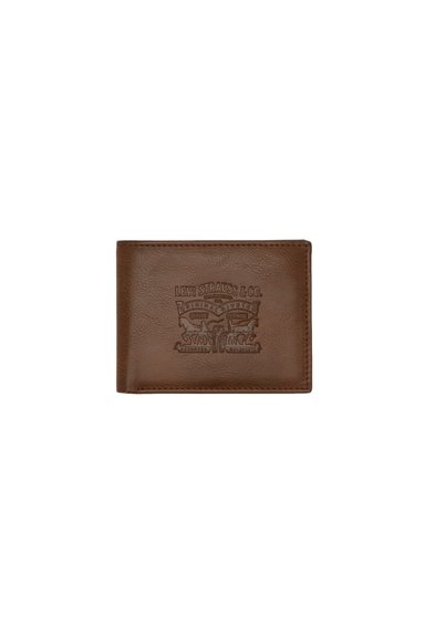 BILLETERA HOMBRE BIFOLD WALLET CAFÉ LEVIS 87522-0135