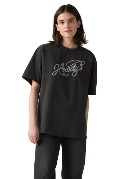 POLO MUJER GR TABOR TEE NEGRO LEVIS 001MX-0008