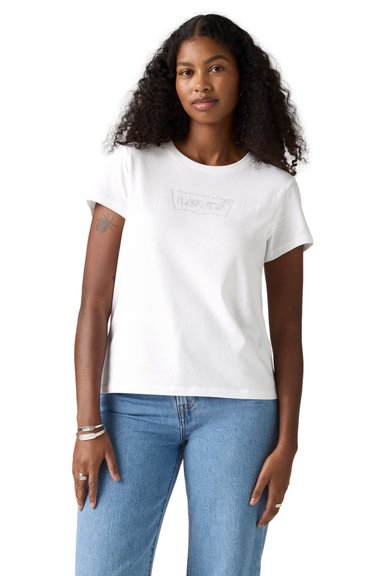 POLO MUJER THE PERFECT TEE BLANCO LEVIS 17369-3271