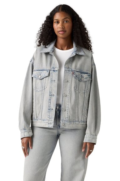 CASACA MUJER 90S TRUCKER CELESTE LEVIS A1743-0147