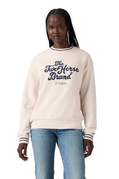 POLERÓN MUJER GR HERITAGE SPORT CREW BEIGE LEVIS 0002L-0006