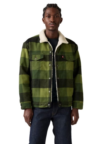 CASACA HOMBRE RELAXED FIT PLAID VERDE LEVIS A6030-0010 - 1