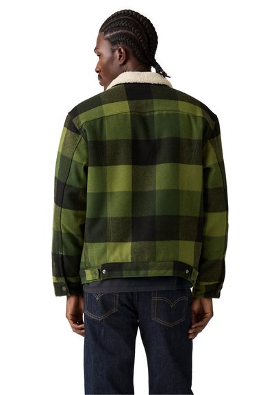 CASACA HOMBRE RELAXED FIT PLAID VERDE LEVIS A6030-0010 - 2