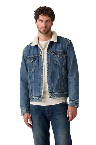 CASACA HOMBRE TYPE 3 SHERPA TRUCKER AZUL LEVIS 16365-0292 - 1