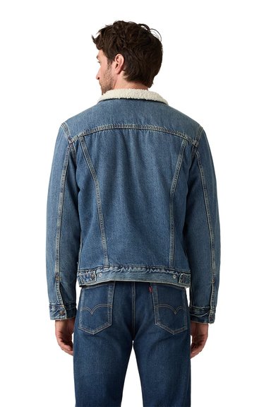 CASACA HOMBRE TYPE 3 SHERPA TRUCKER AZUL LEVIS 16365-0292 - 2