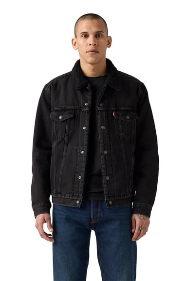 CASACA HOMBRE TYPE 3 SHERPA TRUCKER NEGRO LEVIS 16365-0291 - 1