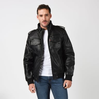 CASACA HOMBRE MILITARY BOMBER NEGRO LEVIS 59491-0565 - 1