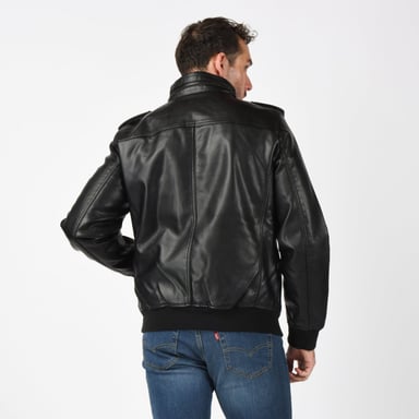 CASACA HOMBRE MILITARY BOMBER NEGRO LEVIS 59491-0565 - 3