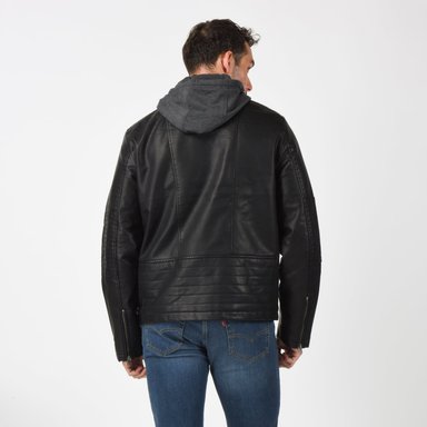 CASACA HOMBRE CUT RACER HOOD NEGRO LEVIS 59491-0563 - 3