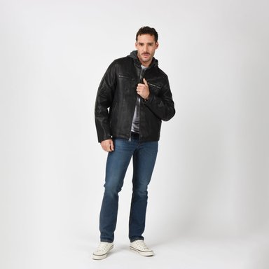 CASACA HOMBRE CUT RACER HOOD NEGRO LEVIS 59491-0563 - 4