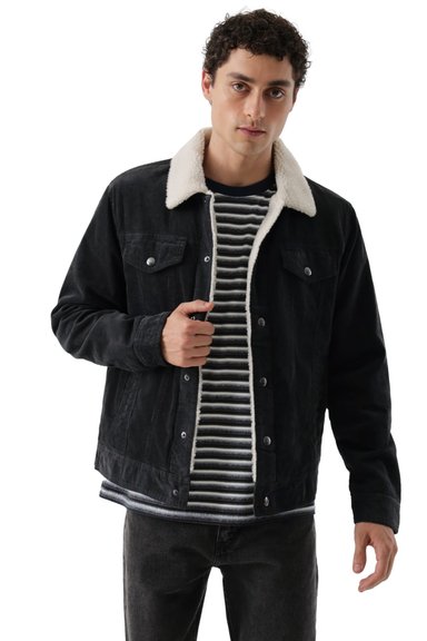 CASACA HOMBRE SHACKET SHERPA NEGRO LEVIS 59491-0603 - 5