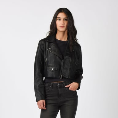 CASACA MUJER CROPPED MOTO NEGRO LEVIS 59544-0712 - 1