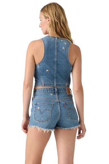 CASACA MUJER RACER VEST AZUL LEVIS 005NN-0001 - 2