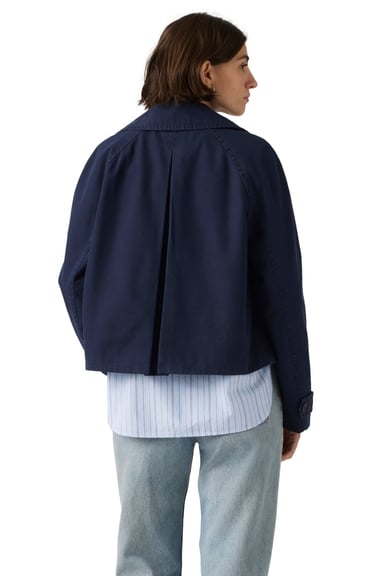 CASACA MUJER BREE CROP SWING TRENCH AZUL LEVIS 005AO-0003 - 2