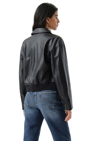 CASACA MUJER SHRUNKEN BOMBER NEGRO LEVIS 59544-0730 - 3