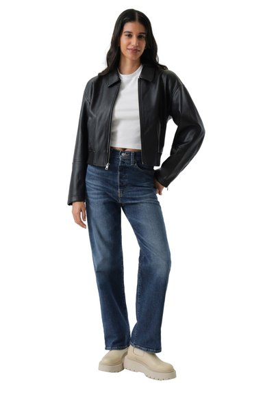 CASACA MUJER SHRUNKEN BOMBER NEGRO LEVIS 59544-0730 - 4