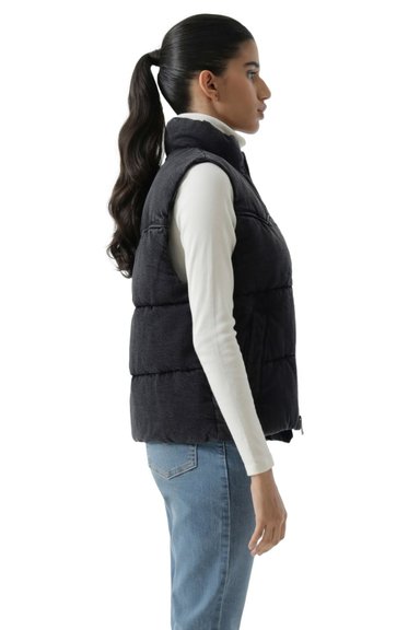 CASACA MUJER WESTERN PUFFER VEST NEGRO LEVIS 59544-0727 - 2