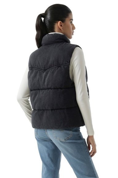 CASACA MUJER WESTERN PUFFER VEST NEGRO LEVIS 59544-0727 - 3
