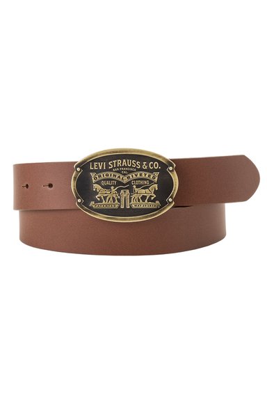 CINTURÓN HOMBRE BILLY PLAQUE BELT CAFÉ LEVIS D7860-0001