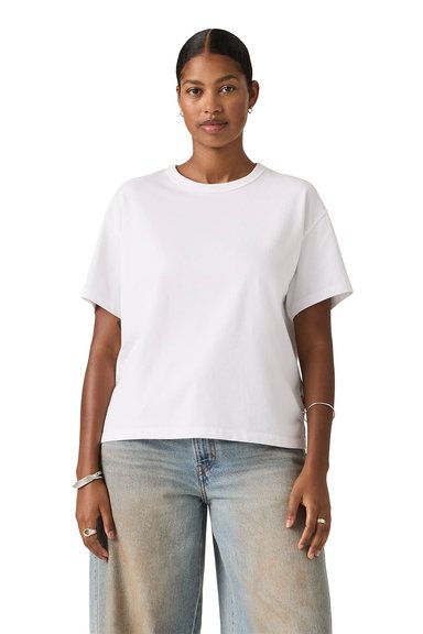 POLO MUJER VINTAGE SS TEE BLANCO LEVIS 005IX-0000