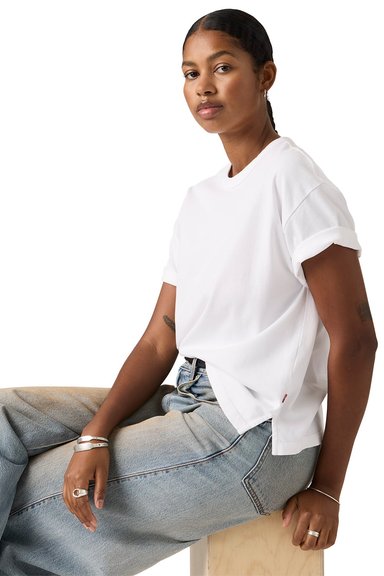 POLO MUJER VINTAGE SS TEE BLANCO LEVIS 005IX-0000 - 3