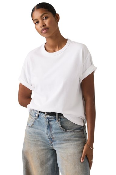 POLO MUJER VINTAGE SS TEE BLANCO LEVIS 005IX-0000 - 4