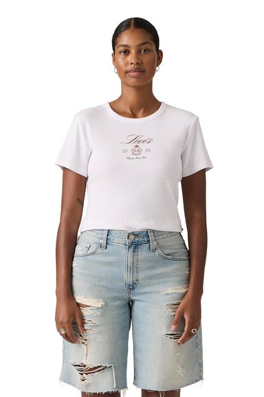 POLO MUJER GRAPHIC RICKIE TEE BLANCO LEVIS 17944-0114