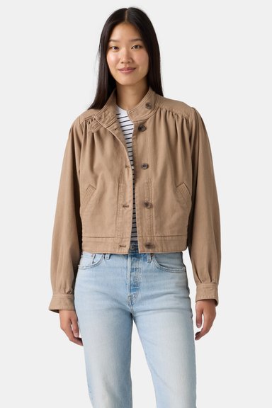 CASACA MUJER PARKER PRETTY SHORT COAT CAFÉ LEVIS 005AY-0001