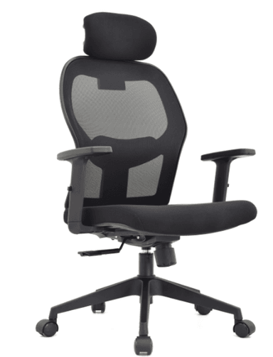 SILLA DE OFICINA PRESIDENCIAL ERGONÓMICA - NORUEGA NEGRO