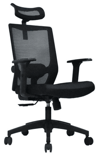 SILLA DE OFICINA PRESIDENCIAL ERGONÓMICA - FER NEGRO