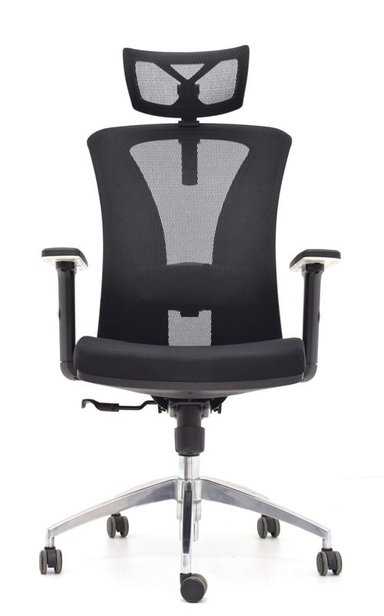 SILLA DE OFICINA PRESIDENCIAL ERGONÓMICA - VERSALLES NEGRO