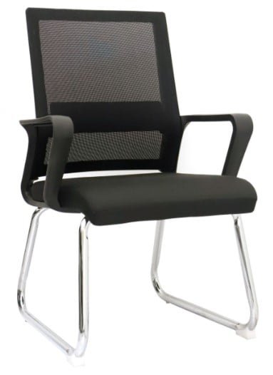 SILLA DE OFICINA GERENCIAL FIJA ERGONÓMICA - ZAO NEGRO