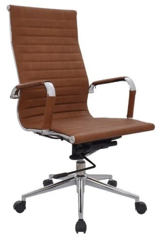 SILLA DE OFICINA PRESIDENCIAL ERGONÓMICA - BOSS NEGRO