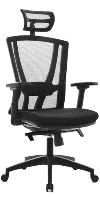 SILLA DE OFICINA PRESIDENCIAL ERGONÓMICA - WINNER NEGRO