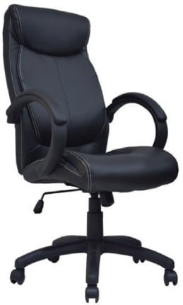 SILLA DE OFICINA PRESIDENCIAL ERGONÓMICA EVA NEGRO - 2