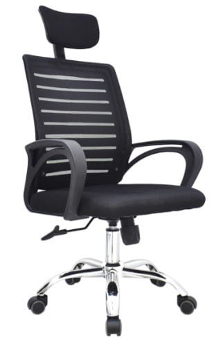 SILLA DE OFICINA EJECUTIVA ERGONÓMICA - LUX CC NEGRO