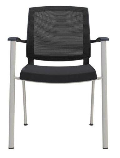 SILLA DE OFICINA VISITA ERGONÓMICA OV-AMIA MALLA NEGRO